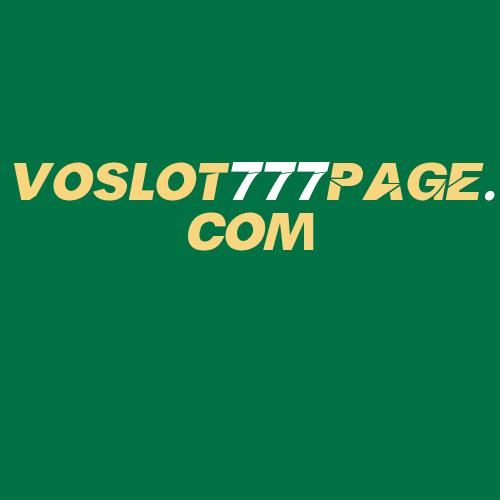 Logo da VOSLOT777PAGE